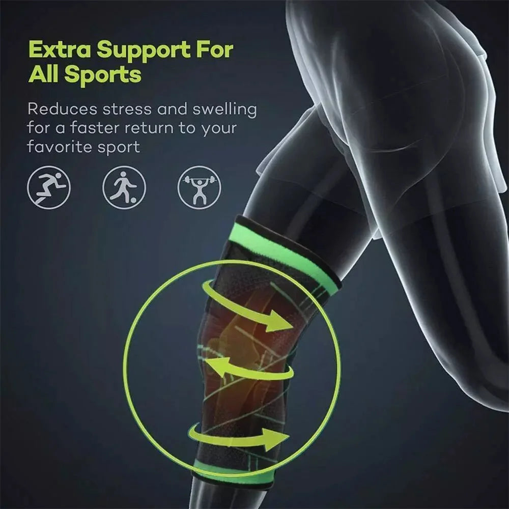 Knee Compression Brace with Adjustable Straps